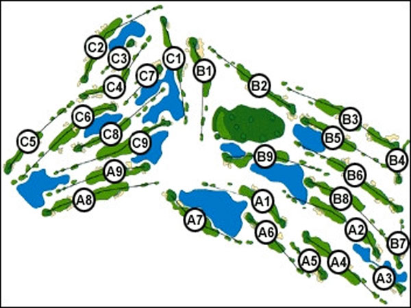 Hawaii Prince Golf Course Layout