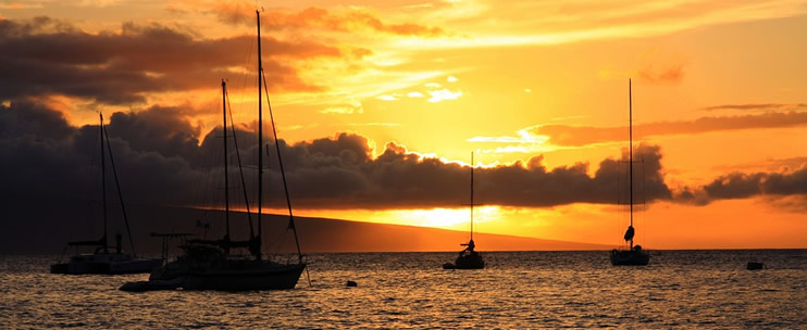 Maui Sunset Over Lanai