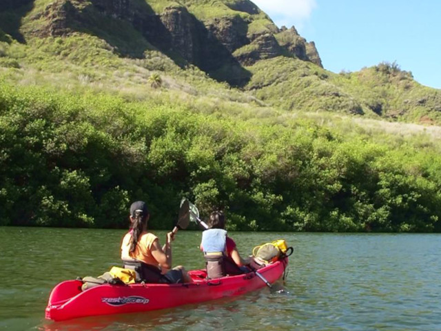 Rainbow Kayak Tours kayaking in kauai