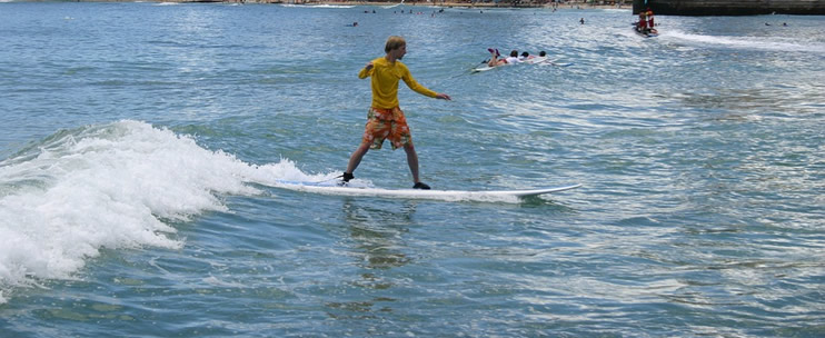 Learning to Surf in Hawaii