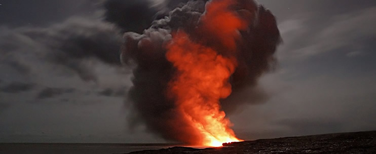 Volcanoes in Hawaii 